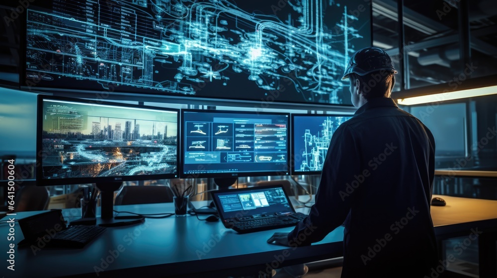 petroleum engineer analyzing oil well data generative ai petroleum engineer analyzing oil well data generative ai