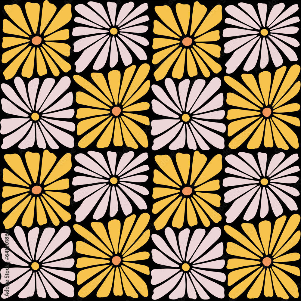 seamless background with flowers seamless background with flowers