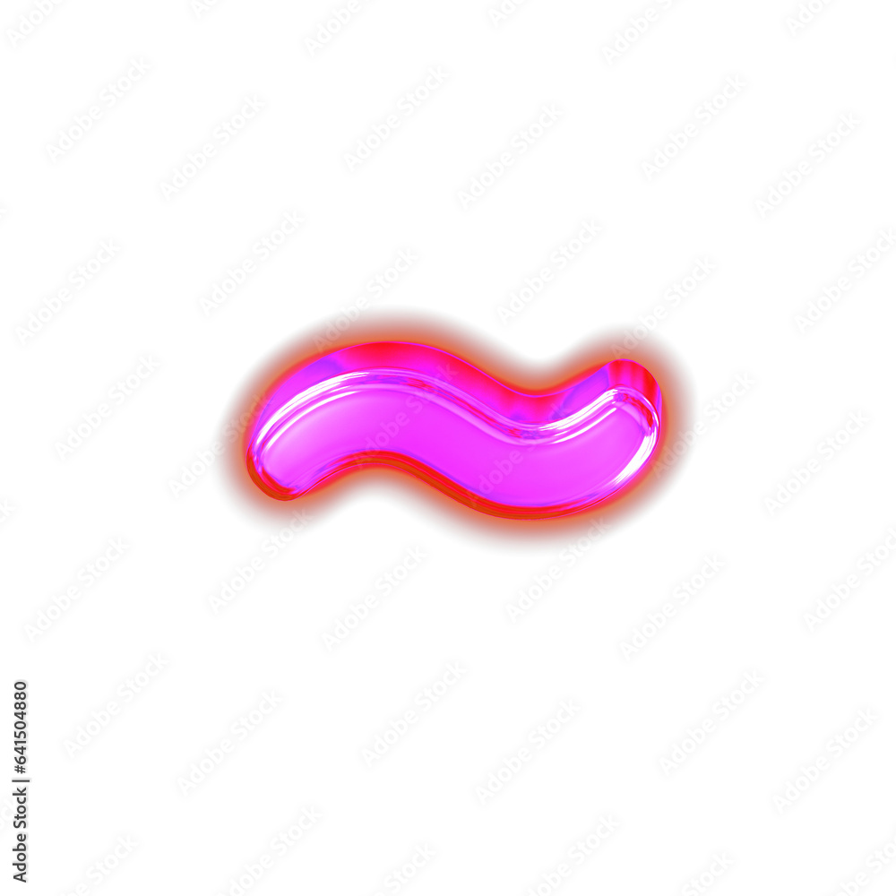 Symbol made of glowing purple Symbol made of glowing purple