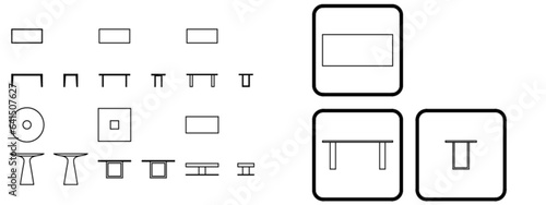 Table (Home furniture set)