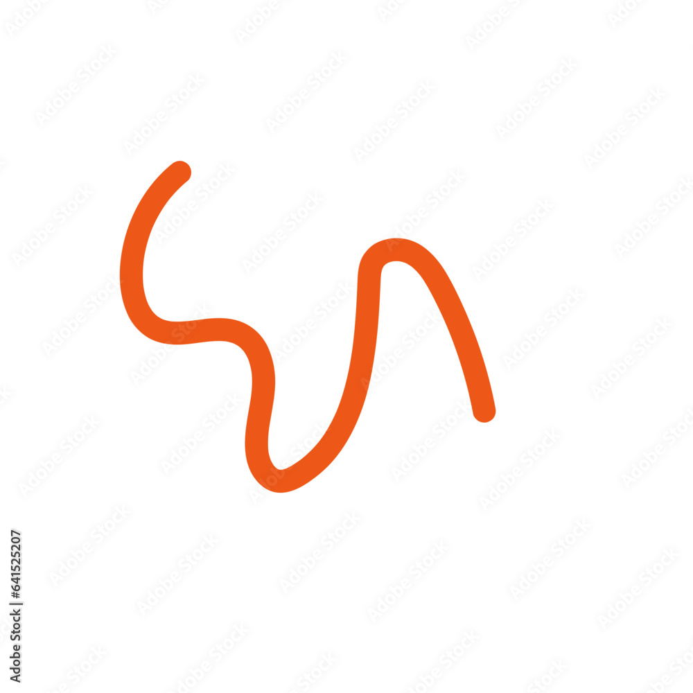 orange brown squiggly doodle lines orange brown squiggly doodle lines