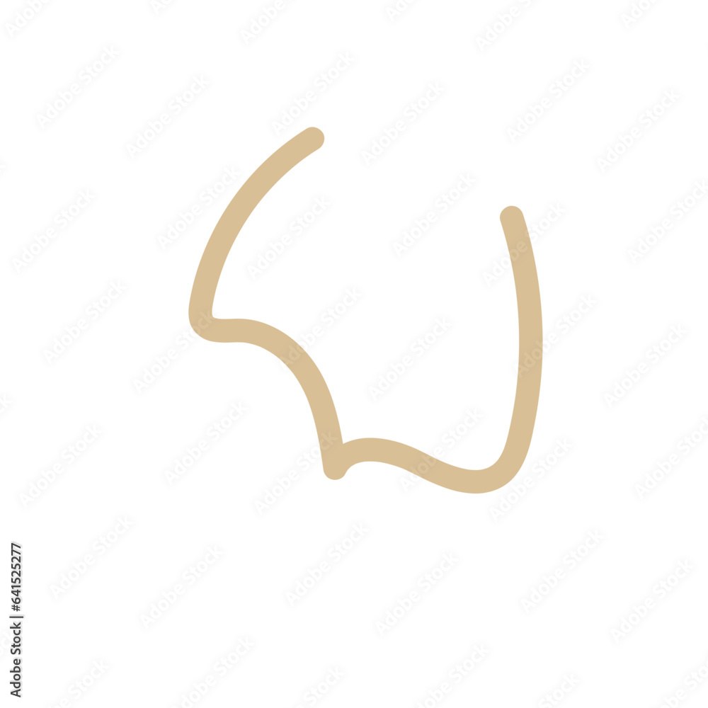 orange brown squiggly doodle lines orange brown squiggly doodle lines