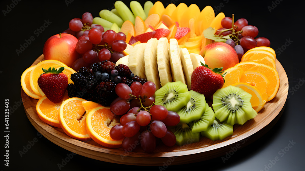 Fruitful Harmony Platter's Palette of Slices Fruitful Harmony Platter's Palette of Slices