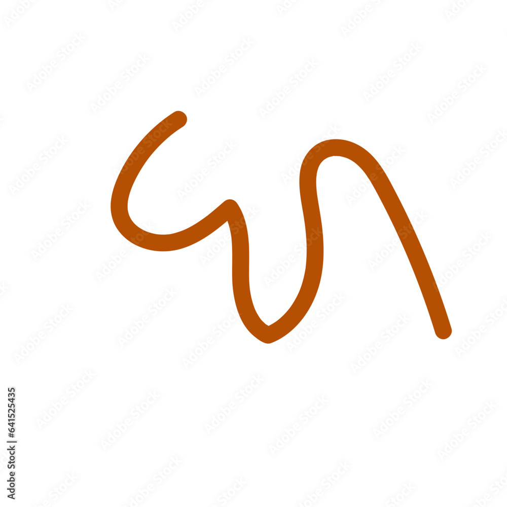 orange brown squiggly doodle lines orange brown squiggly doodle lines