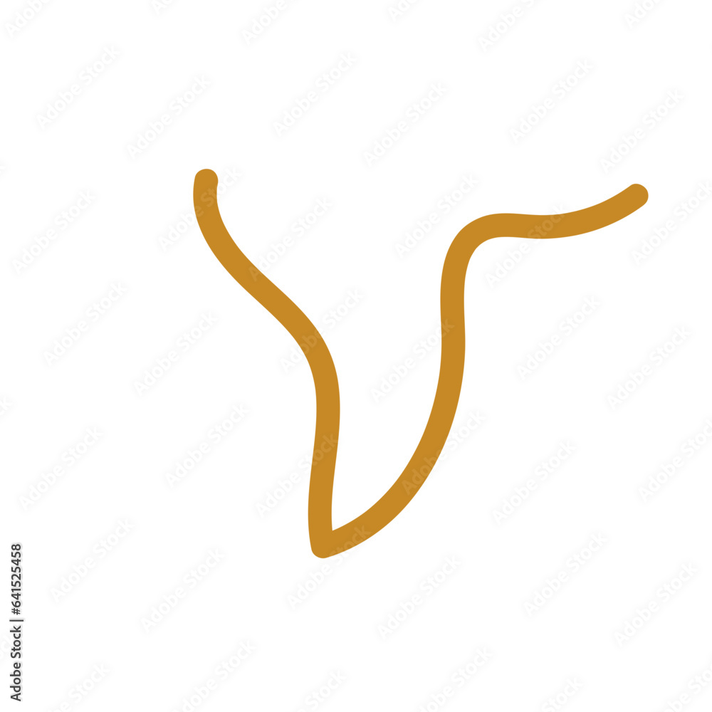 orange brown squiggly doodle lines orange brown squiggly doodle lines