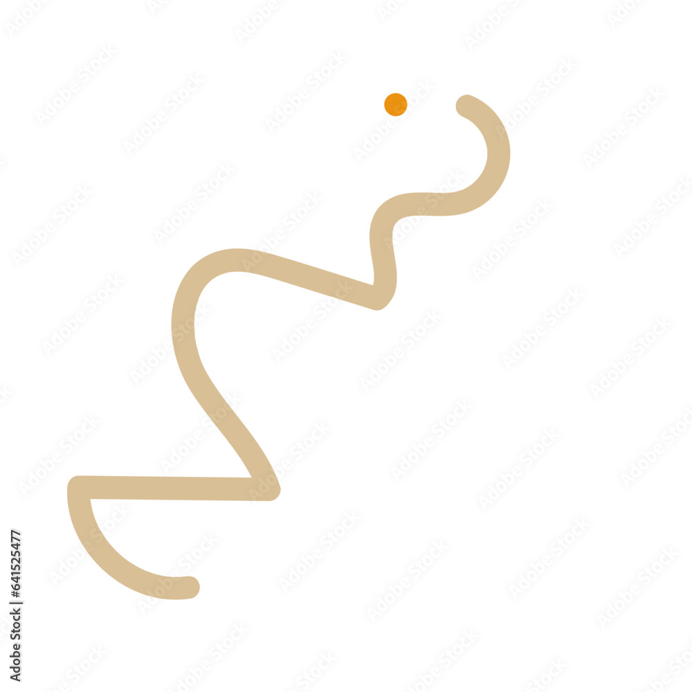 orange brown squiggly doodle lines orange brown squiggly doodle lines
