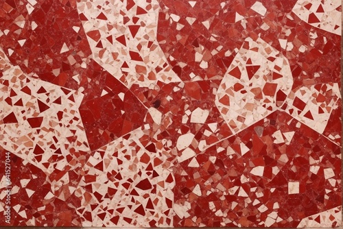 Red Terrazzo Texture, Terrazzo Texture Background, Terrazzo Wallpaper, Terrazzo Marble Background, AI Generative