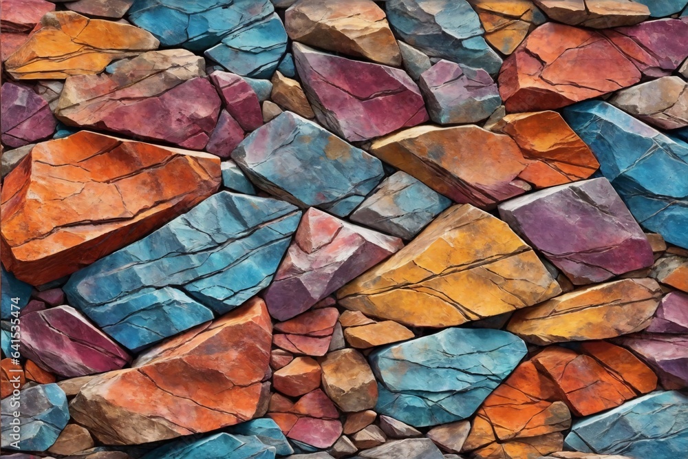 Colorful Rock Texture Background, Rock Texture Background, Colorful Stone Texture Background, Rock Texture, Stone Texture, AI Generative