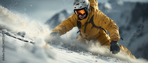 shot close-up sport extreme winter snowboard,ski,climbing.