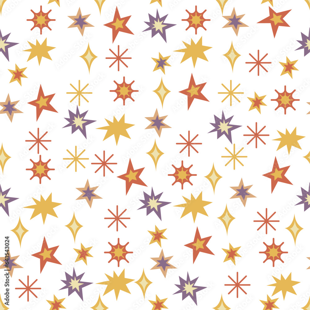 Seamless pattern with gold stars Seamless pattern with gold stars