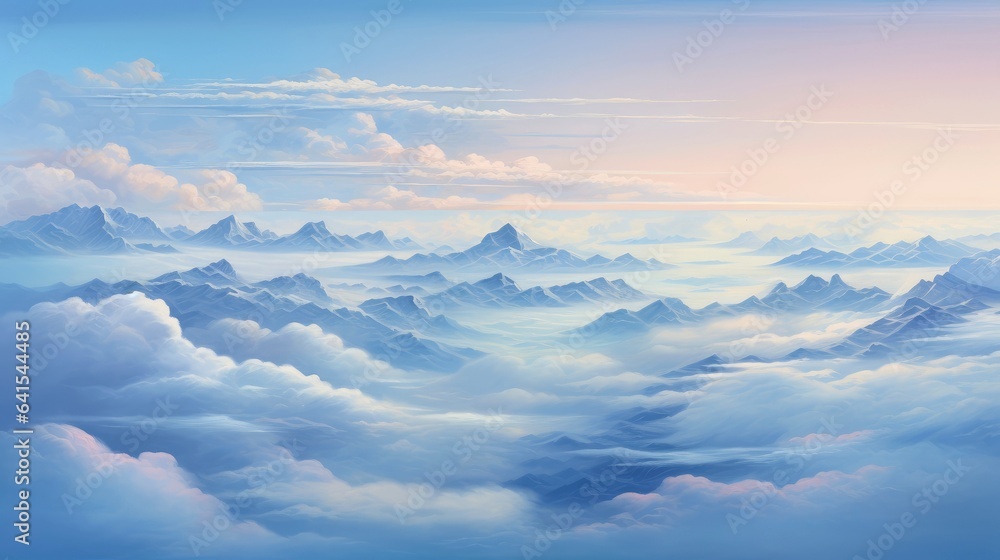 Aerial view White clouds in blue sky. Top. View from drone. Aerial bird's eye. Aerial top view cloudscape. Sky background Aerial view White clouds in blue sky. Top. View from drone. Aerial bird's eye. Aerial top view cloudscape. Sky background