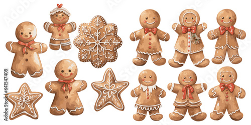 watercolor ginger bread clipart for graphic resources