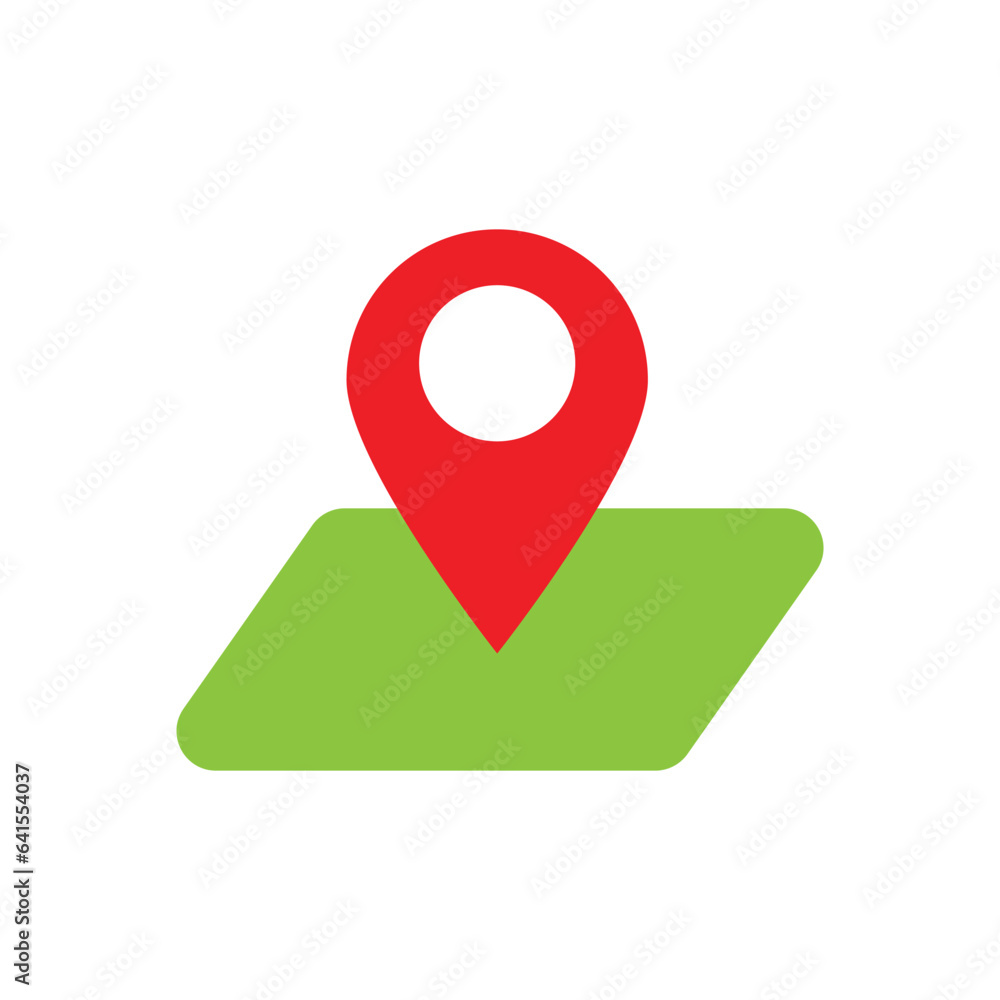 Pin map icon design template illustration isolated Pin map icon design template illustration isolated