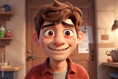 portrait of a young crying men