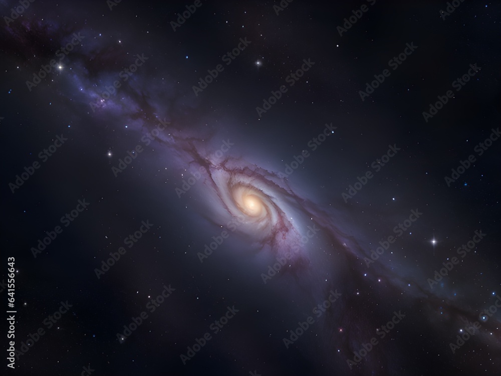 dark space background with colorful stars