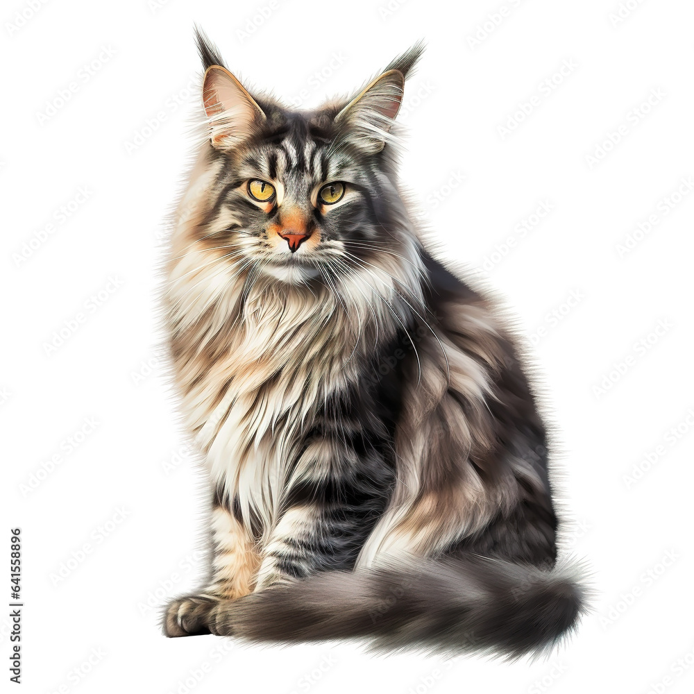 Obraz premium cat isolated on white