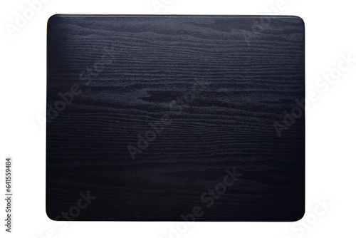 black wooden texture isolated on white background, blank wood for design