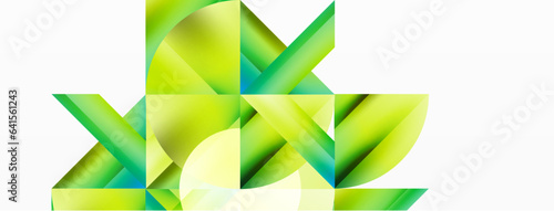 Minimalist marvel - squares and circles unite in harmonious geometry. Muted tones weave serene backdrop where structured tiles form dance of timeless elegance, epitomizing modern simplicity