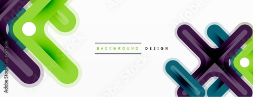 Cross line background minimal geometric template. Design for wallpaper, banner, background, landing page, wall art, invitation, prints, posters