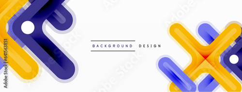 Minimal geometric background cross line. Design for wallpaper, banner, background, landing page, wall art, invitation, prints, posters