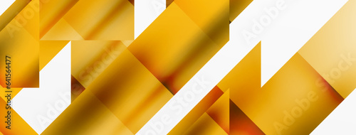 Vivid abstraction unfolds. Triangles in seamless harmony, composing dynamic geometric backdrop. Interplay of angles and hues forms captivating tapestry, evoking modernity and artistic allure