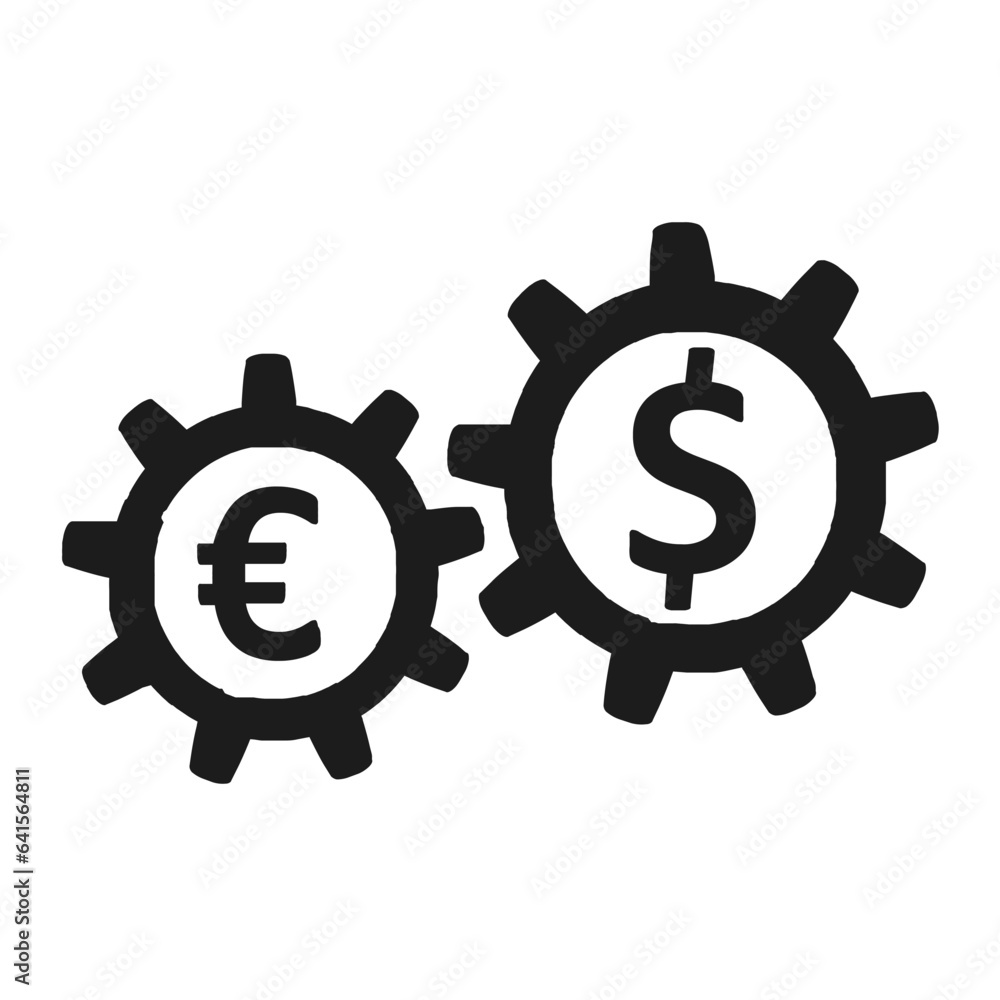 financial arrangements icon illustration financial arrangements icon illustration