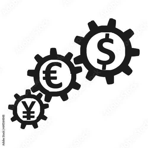 financial arrangements  icon illustration