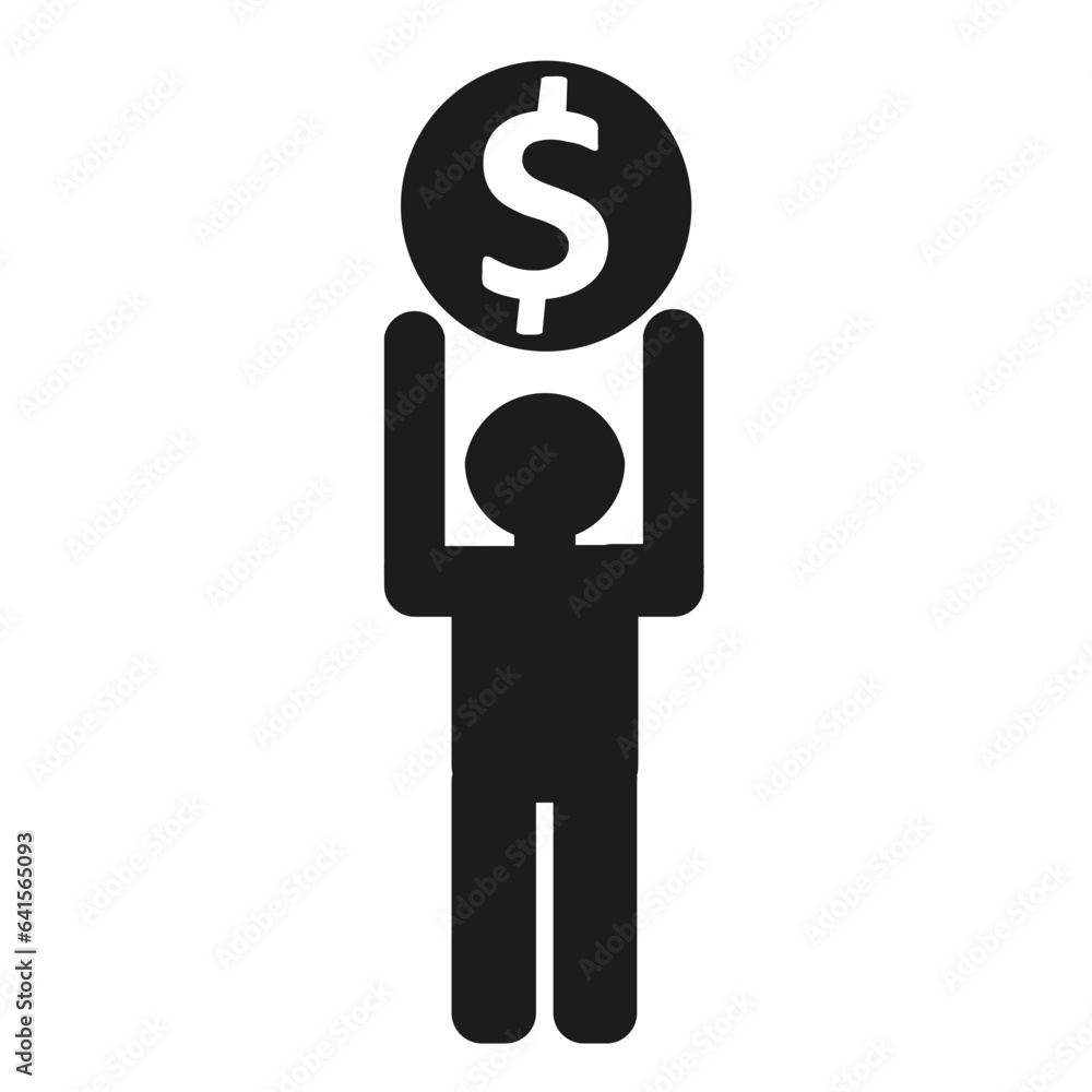 business increases icon illustration business increases icon illustration