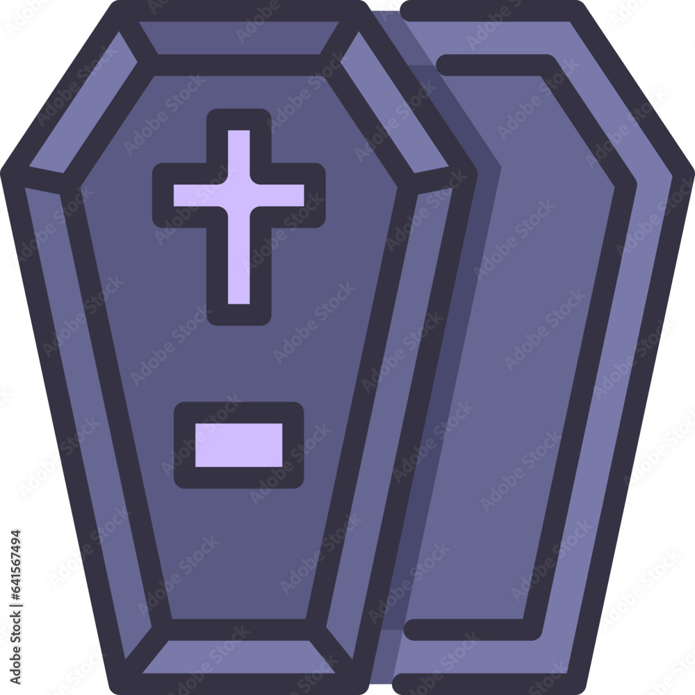 Obraz premium Coffin Icon