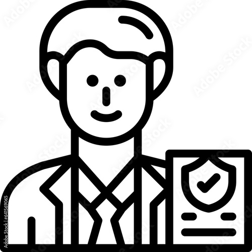 insurer line icon
