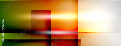 Light and shadow squares and lines abstract background