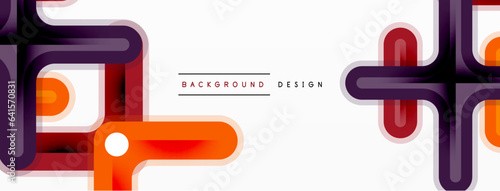 Cross line background minimal geometric template. Design for wallpaper, banner, background, landing page, wall art, invitation, prints, posters