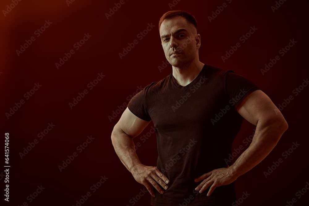 muscular strong man muscular strong man