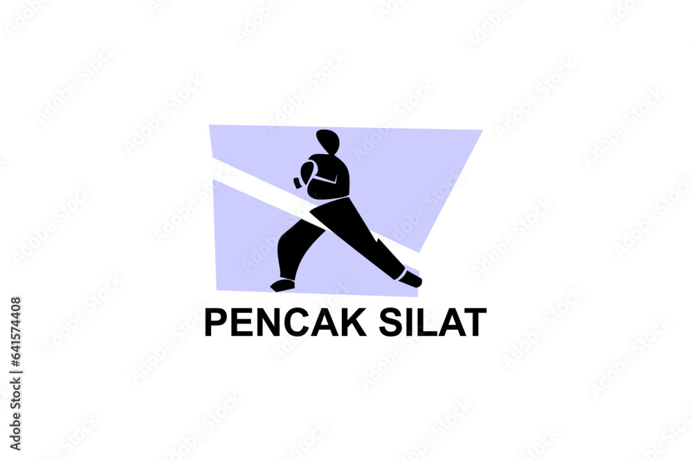 pencak silat sport vector line icon. sportsman, fighting stance. sport pictogram illustration. pencak silat sport vector line icon. sportsman, fighting stance. sport pictogram illustration.