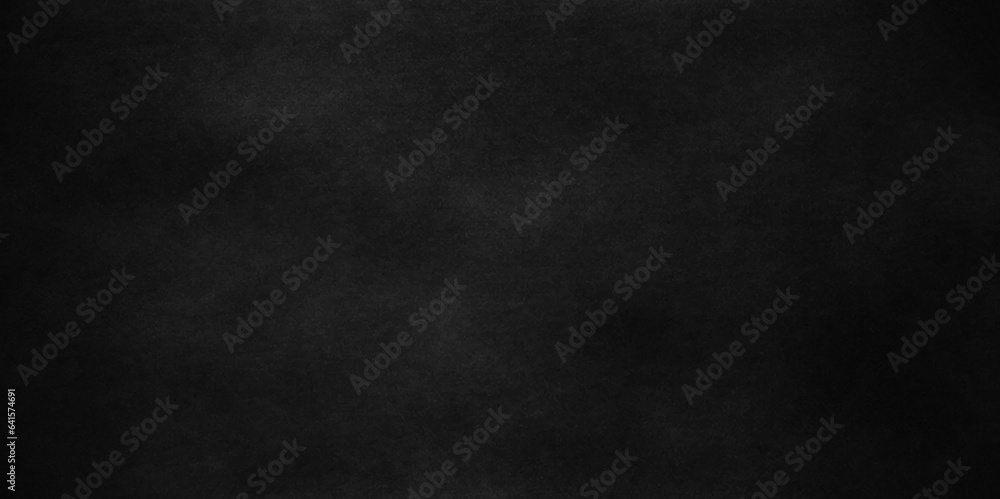 Dark Black texture chalk board and black board background. stone concrete texture grunge backdrop background anthracite panorama. Panorama dark grey black slate background or texture.