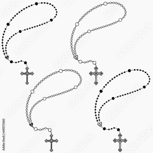 Rosary used for christian prayer