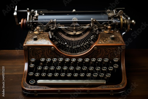 Legacy Of Letters: An Antique Typewriter From 1900 Preserved 