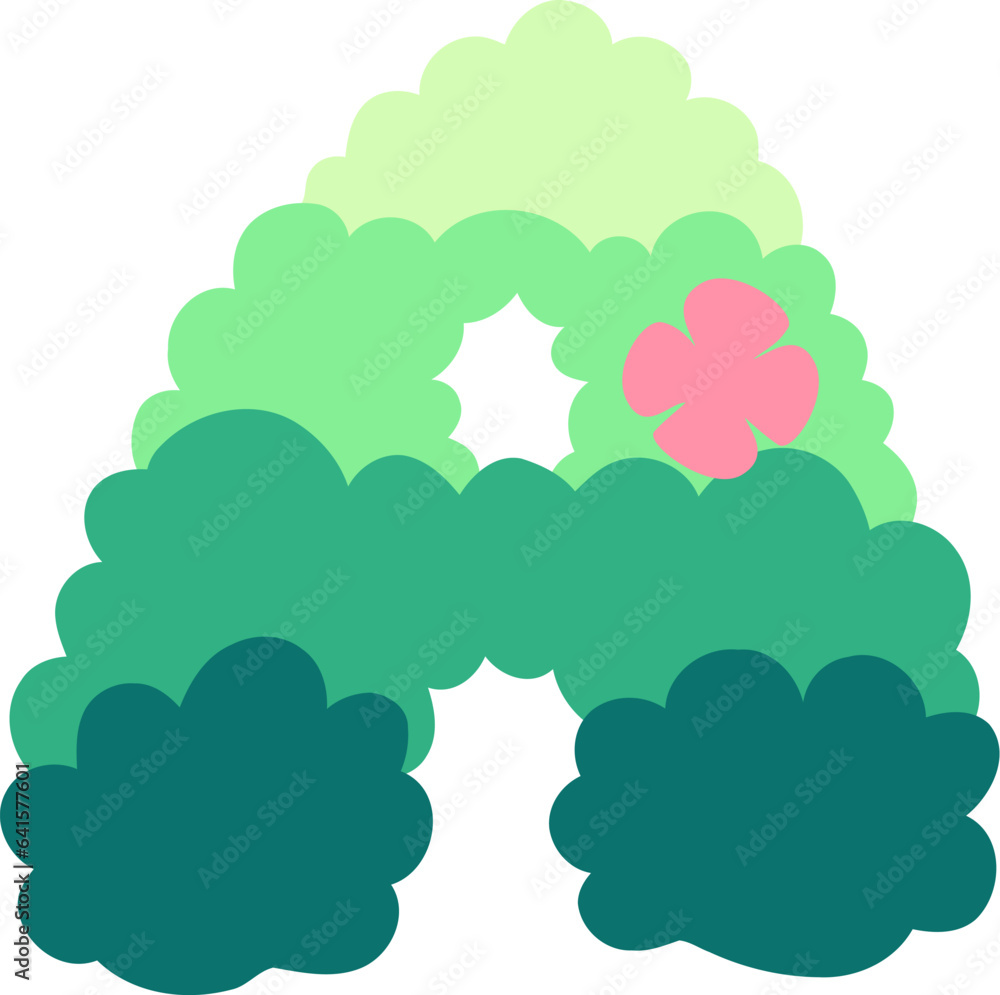 Bush Alphabet Letter A Bush Alphabet Letter A