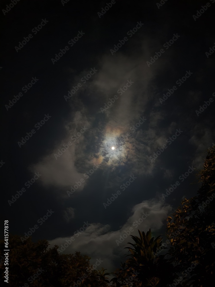 Fototapeta premium MOON BLUE COSTA RICA