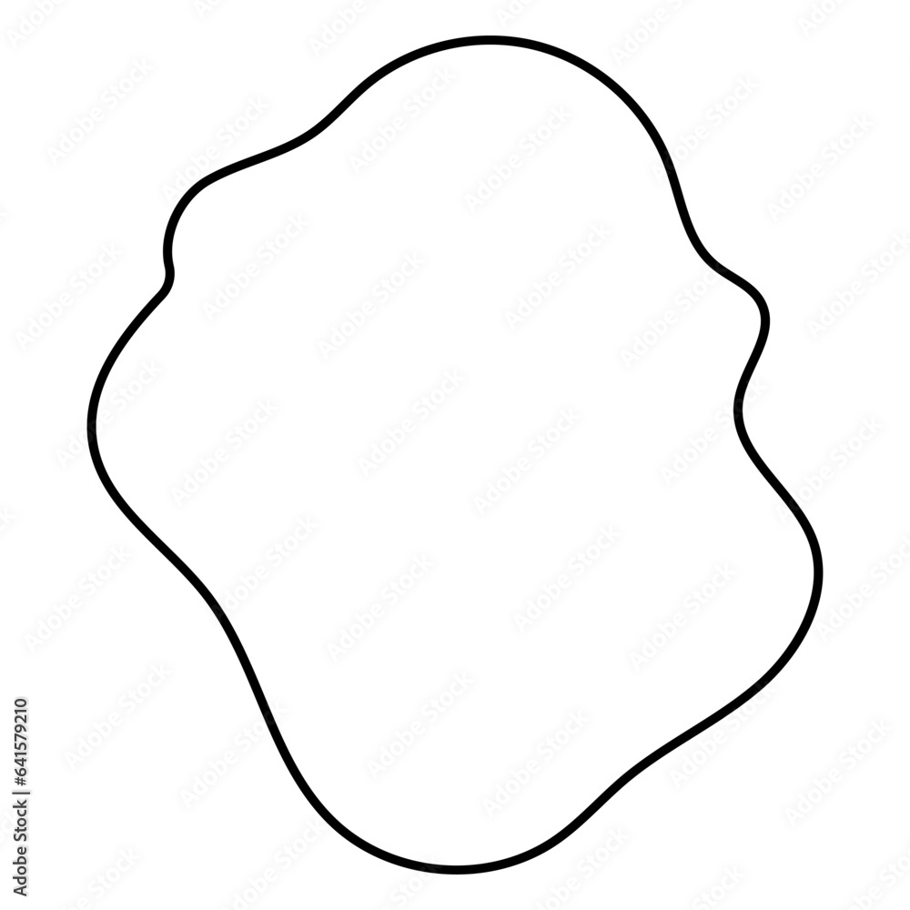 abstract blobs outline for background abstract blobs outline for background