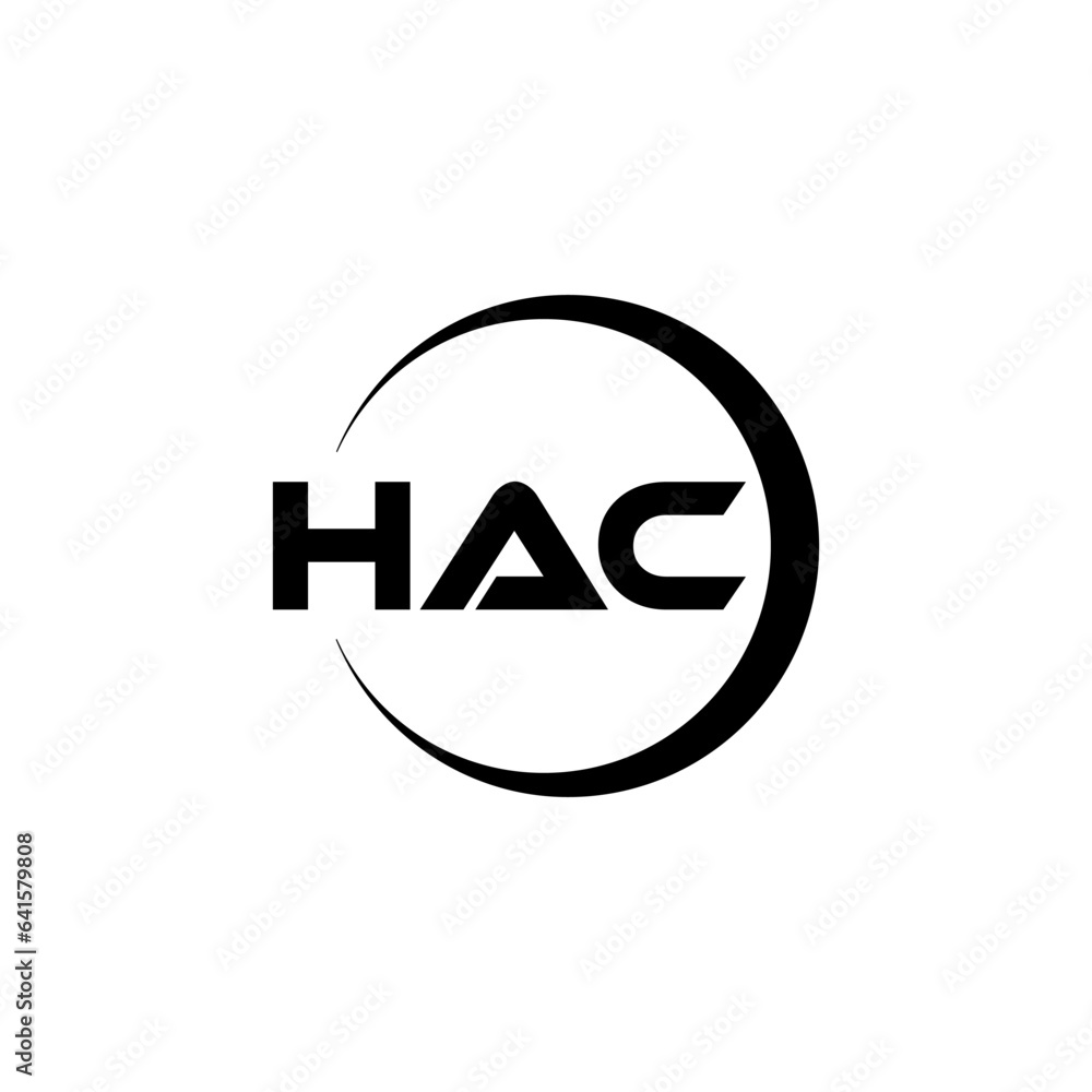 HAC letter logo design with white background in illustrator, cube logo, vector logo, modern alphabet font overlap style. calligraphy designs for logo, Poster, Invitation, etc. HAC letter logo design with white background in illustrator, cube logo, vector logo, modern alphabet font overlap style. calligraphy designs for logo, Poster, Invitation, etc.