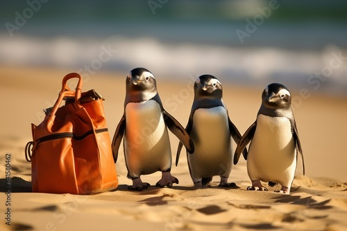Tropical Chill with the Penguins: Beachside Holiday Get-Together 