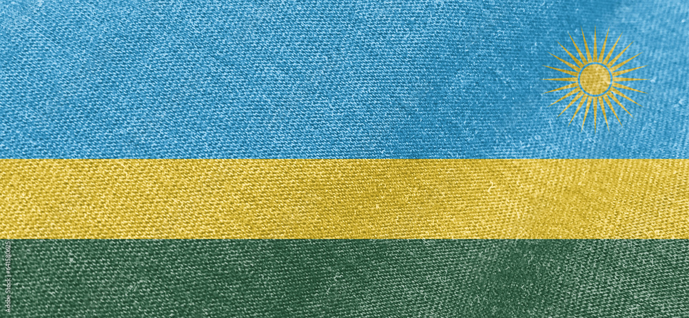 Rwanda fabric flag cotton material wide flags wallpaper colored fabric Rwanda flag background Rwanda fabric flag cotton material wide flags wallpaper colored fabric Rwanda flag background