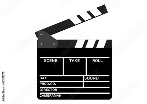 映画撮影のカチンコ