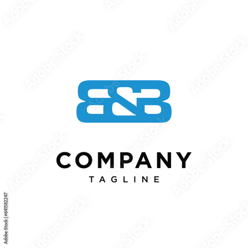  Letter B & B logo icon vector template.eps