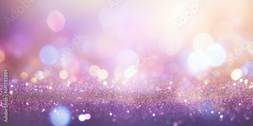 abstract glitter pink, purple and blue lights background. de-focused, Generative AI