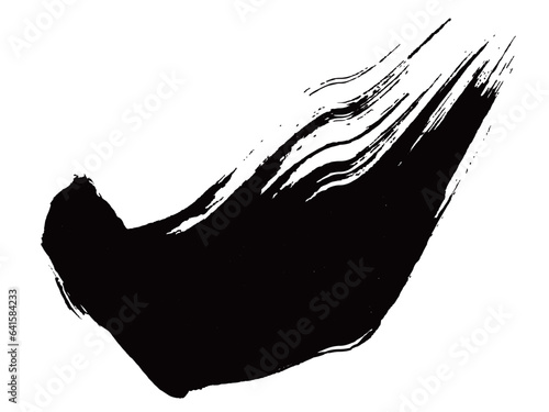 筆文字　墨　かすれ　アイコン