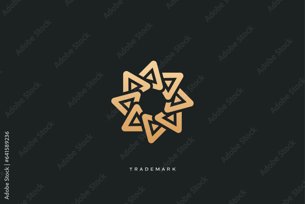 abstract marketing trading networking vector logo abstract marketing trading networking vector logo