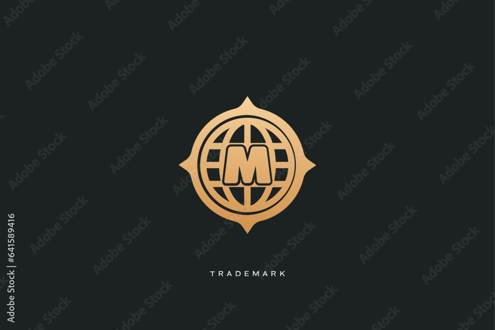 M letter vector trademark brand logo M letter vector trademark brand logo