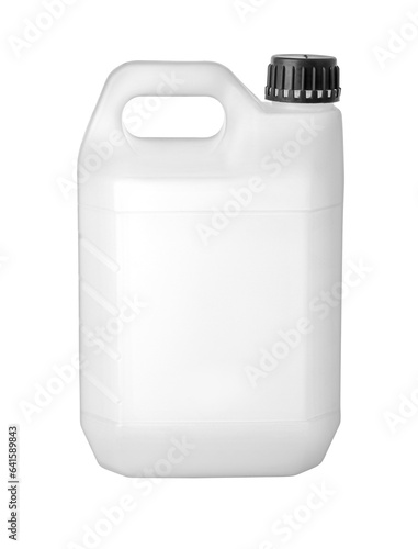 Plastic canister isolated
